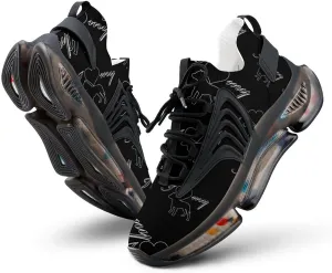 I Love My Pit Bull Dog Walking Shoes for Men Lightweight Tennis Fashion Elastic Sports Shoes Cushion Basketball Shoes