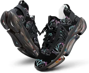 India Yoga Walking Shoes for Men Lightweight Tennis Fashion Elastic Sports Shoes Cushion Basketball Shoes