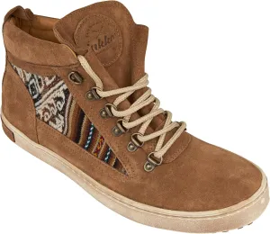 Inkkas - Tan Suede Camping Boot - Handcrafted Artisan Women's & Men's Rugged and Durable Leather Shoes