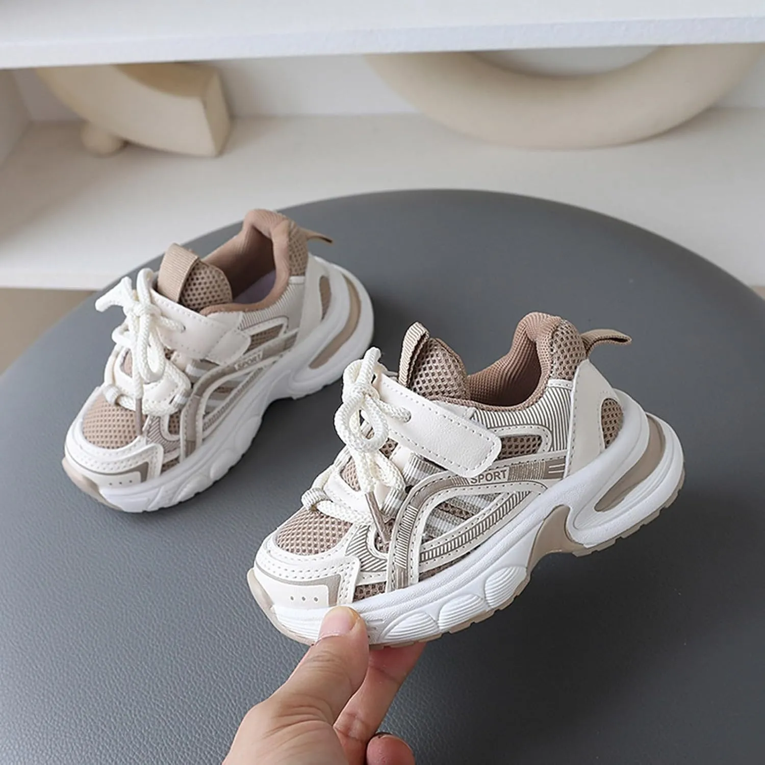 IWIHMIV Boy Shoes Kids Sneakers Kids Tennis Shoes Toddler Slip On Shoes Running Shoes Athletic Sports Shoes for Boys Girls