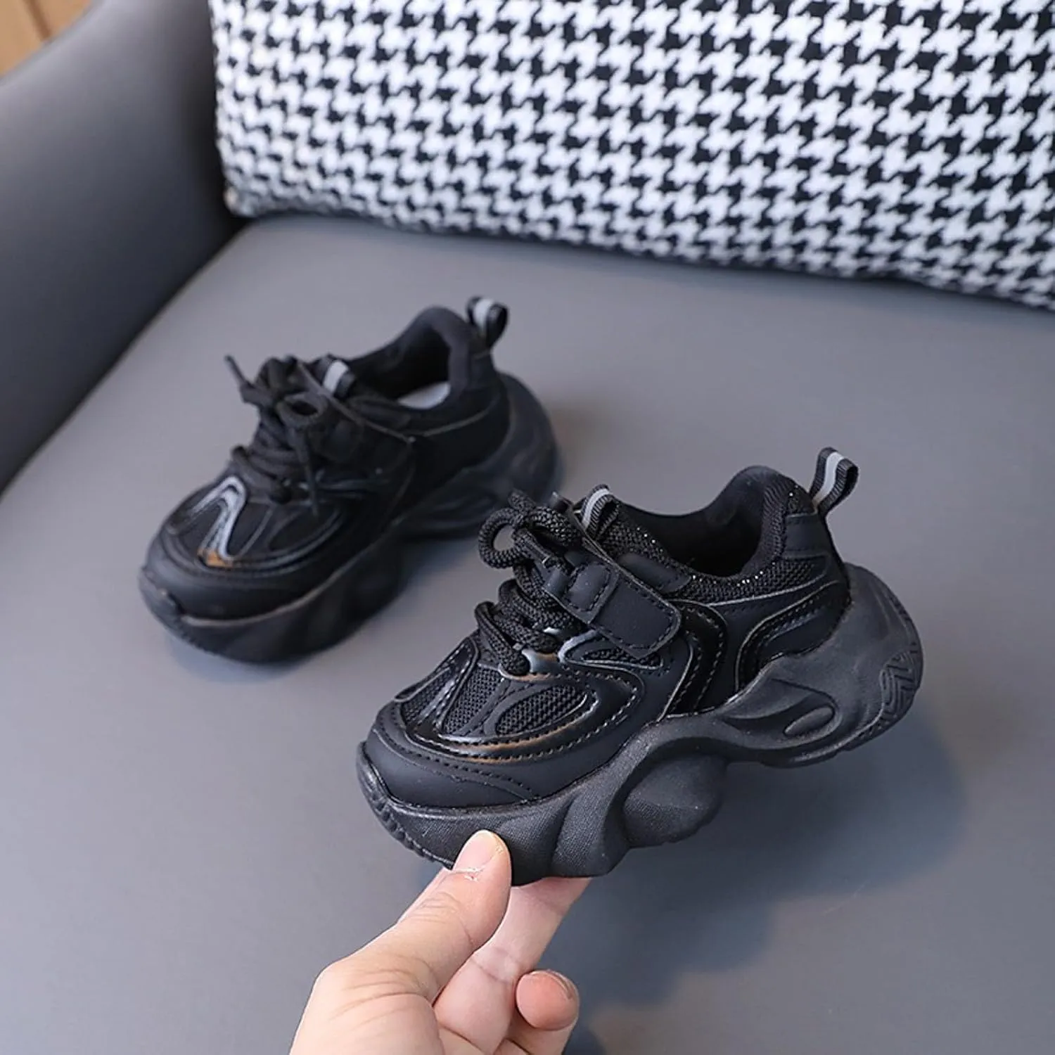 IWIHMIV Boy Shoes Kids Sneakers Kids Tennis Shoes Toddler Slip On Shoes Running Shoes Athletic Sports Shoes for Boys Girls