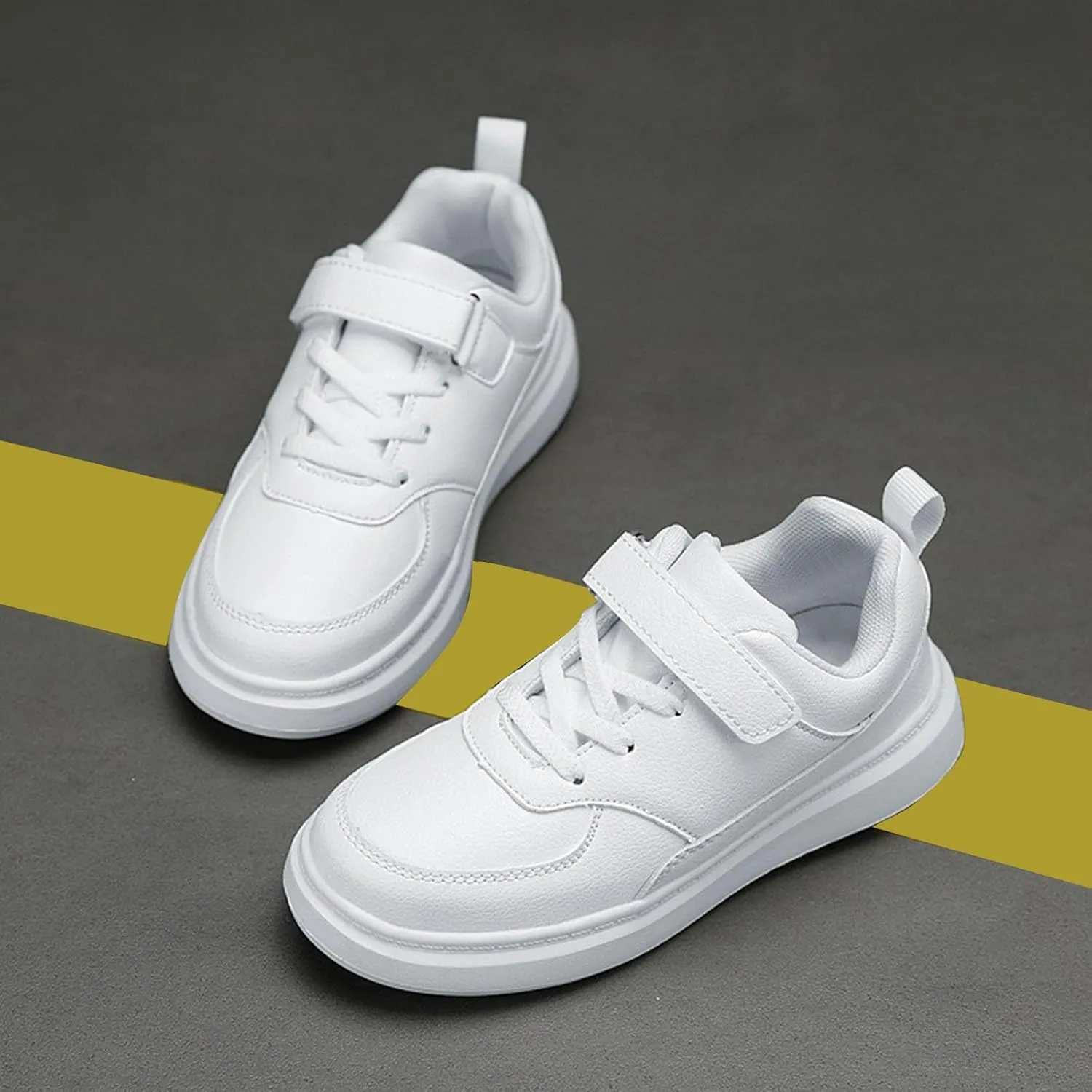 IWIHMIV Boys Slip On Sneakers Toddler Running Shoes Sneakers for Kids Non Slip Tennis Shoes Lightweight Sport Athletic Shoes