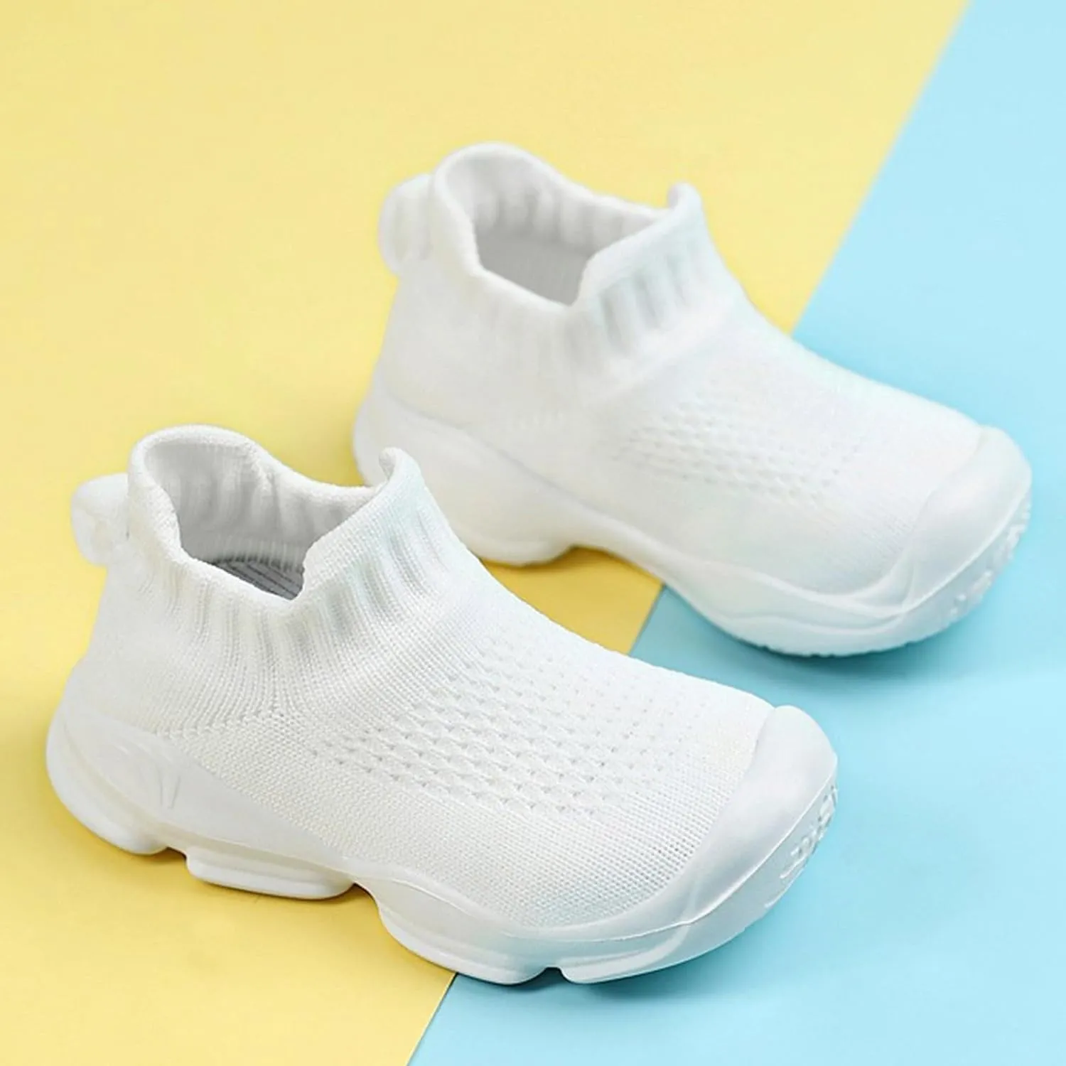 IWIHMIV Boys Tennis Shoes Boys Sneakers Comfortable Breathable Tennis Running Shoes Lightweight Casual Sneakers for Kids