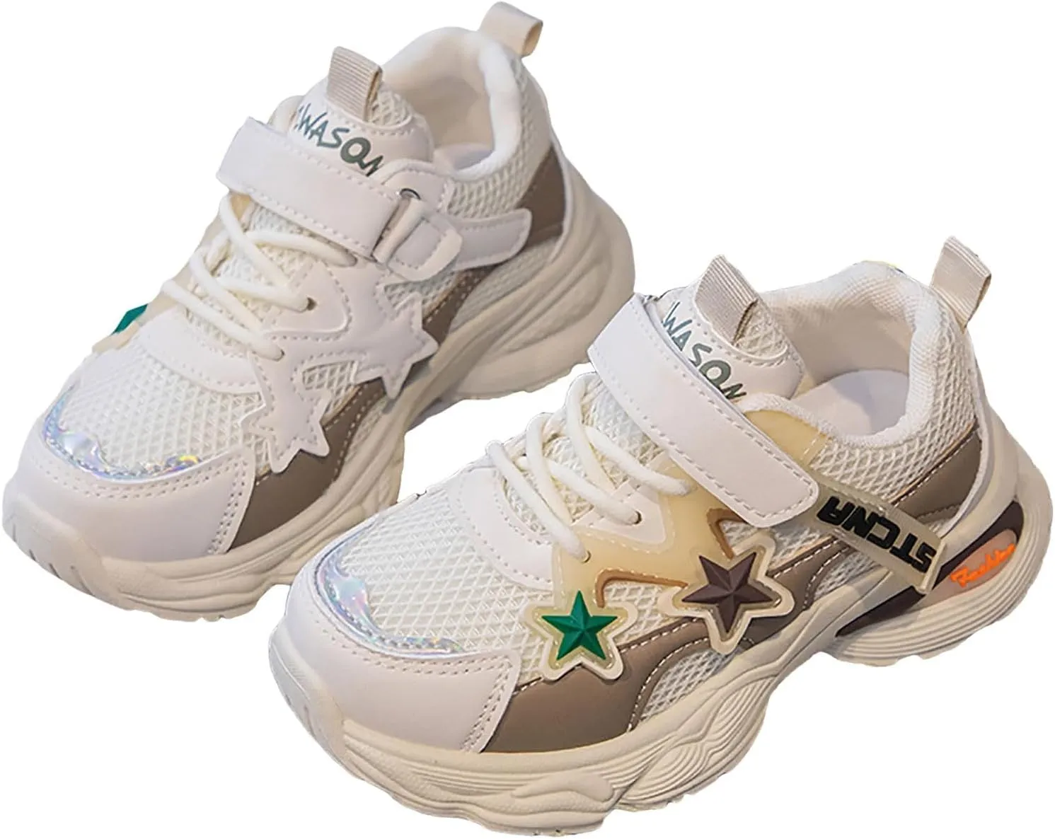 IWIHMIV Boys Tennis Shoes Breathable Comfortable Athletic Shoes for Girls Lightweight Running Shoes Kid Toddler