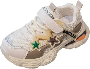 IWIHMIV Boys Tennis Shoes Breathable Comfortable Athletic Shoes for Girls Lightweight Running Shoes Kid Toddler
