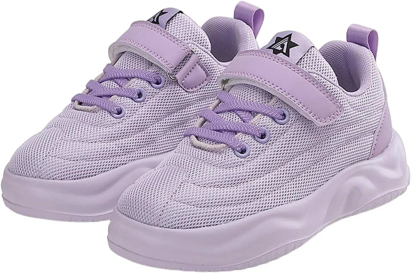 IWIHMIV Girl Tennis Shoes Girls Slip On Shoes Boys Breathable Sneakers Lightweight Kids Athletic Running Walking Shoes