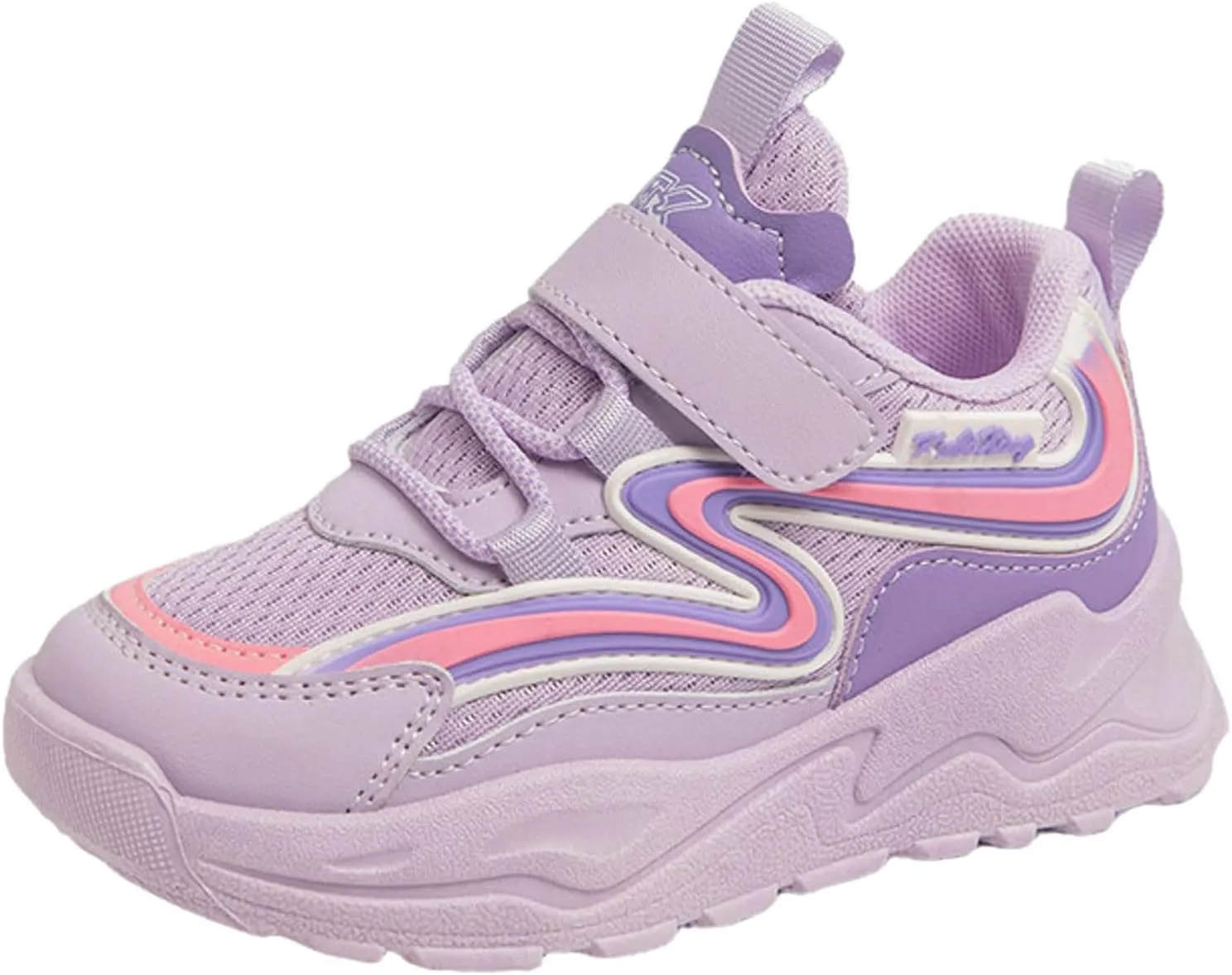 IWIHMIV Girls Athletic Shoes Boy Tennis Shoes Boys Slip On Shoes Boys Girls Shoes Kids Tennis Running Athletic Walking Sneakers