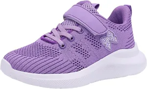 IWIHMIV Girls Athletic Shoes Toddler Tennis Shoes Sneakers for Boys Running Shoes Girls Boys Casual Breathable Sports Shoes