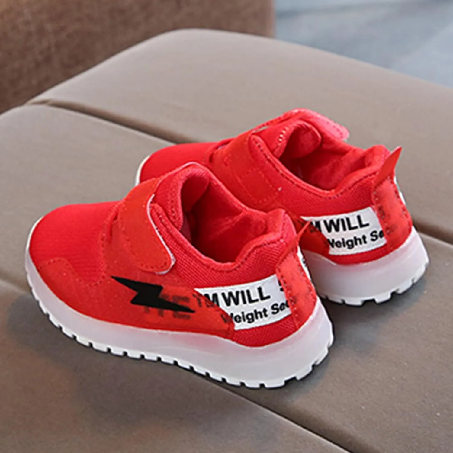 IWIHMIV Girls Tennis Shoes Baby Walking Shoes Boys LED Lights Lightweight Breathable Athletic Running Sneakers