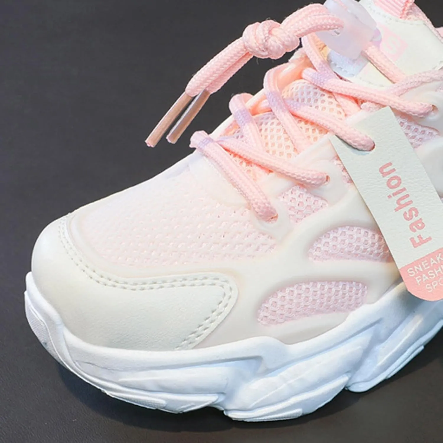 IWIHMIV Kids Running Shoes Little Girls Sneakers Toddler Boys Breathable Non Slip Lightweight Tennis Shoes