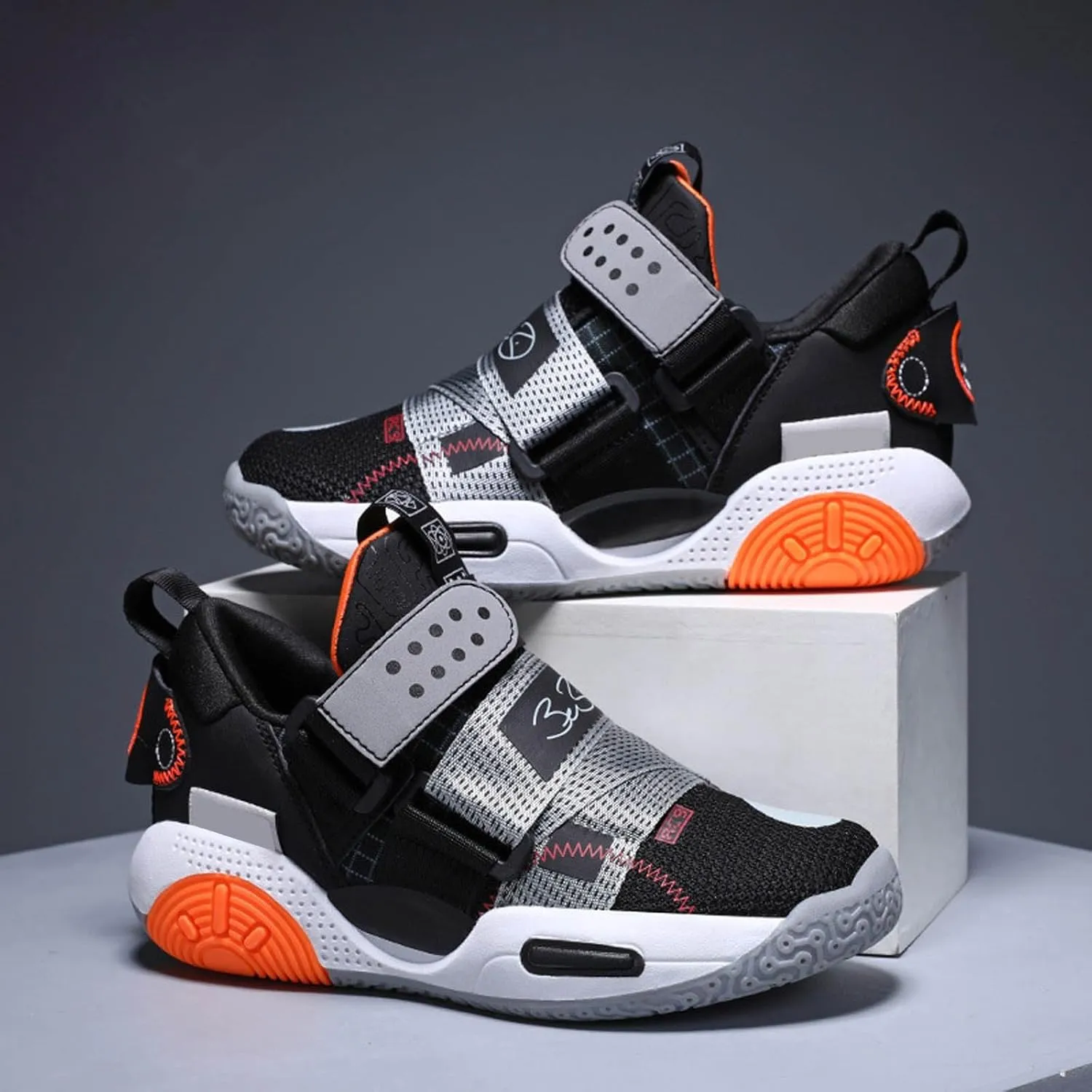 IWIHMIV Kids Shoes Kids Sneakers Kids Tennis Shoes Boys Girls Tennis Shoes Lightweight Breathable Non Slip Running Athletic Shoes