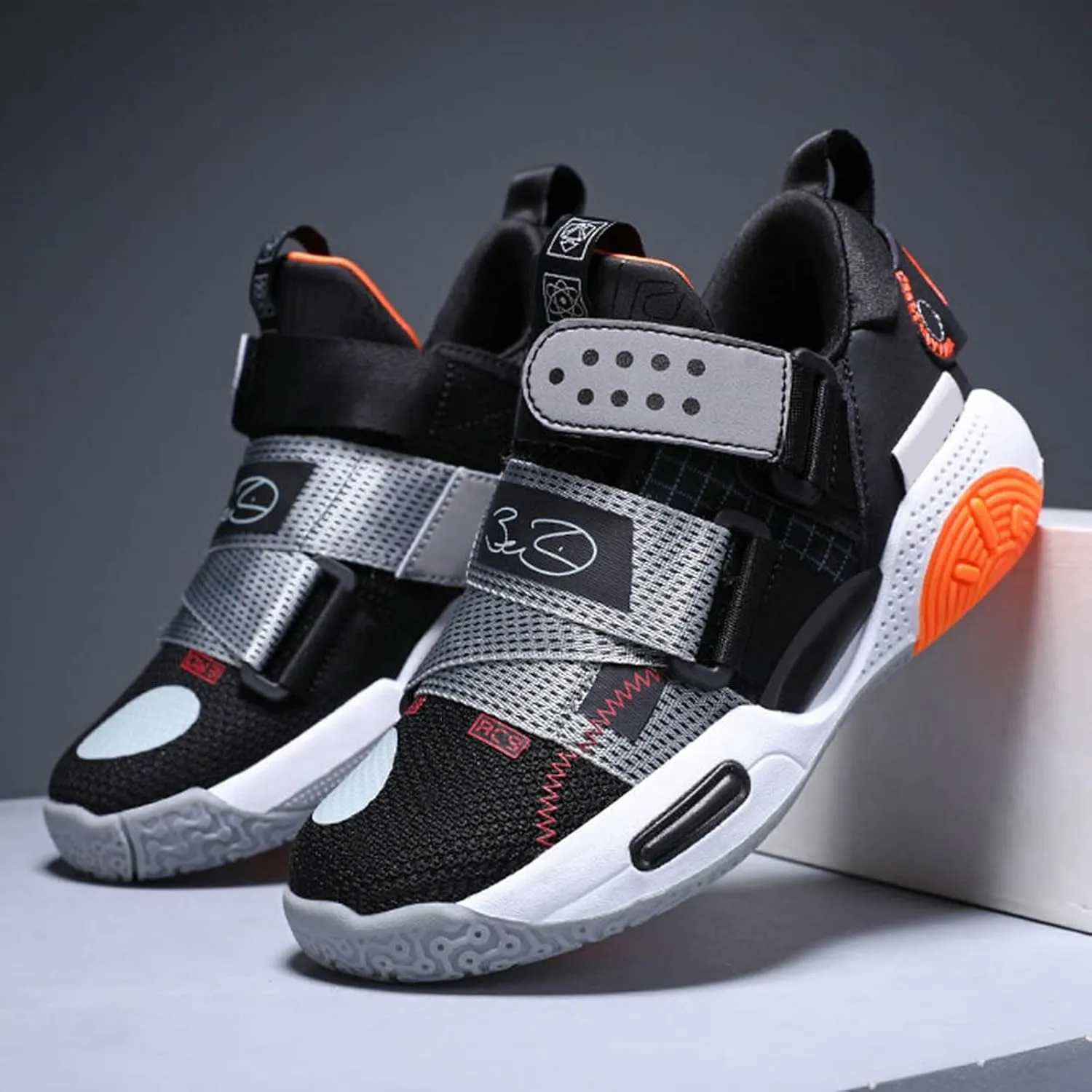 IWIHMIV Kids Shoes Kids Sneakers Kids Tennis Shoes Boys Girls Tennis Shoes Lightweight Breathable Non Slip Running Athletic Shoes