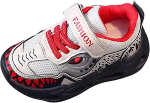 IWIHMIV Kids Sneakers Kids Tennis Shoes Light Up Toddler Slip On Shoes Girls and Boys Lightweight Running Athletic Sneakers Shoes