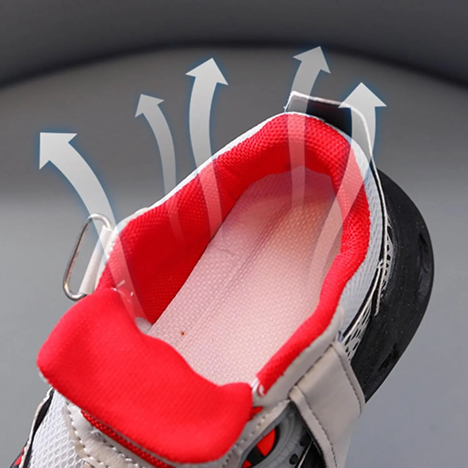 IWIHMIV Kids Sneakers Kids Tennis Shoes Light Up Toddler Slip On Shoes Girls and Boys Lightweight Running Athletic Sneakers Shoes