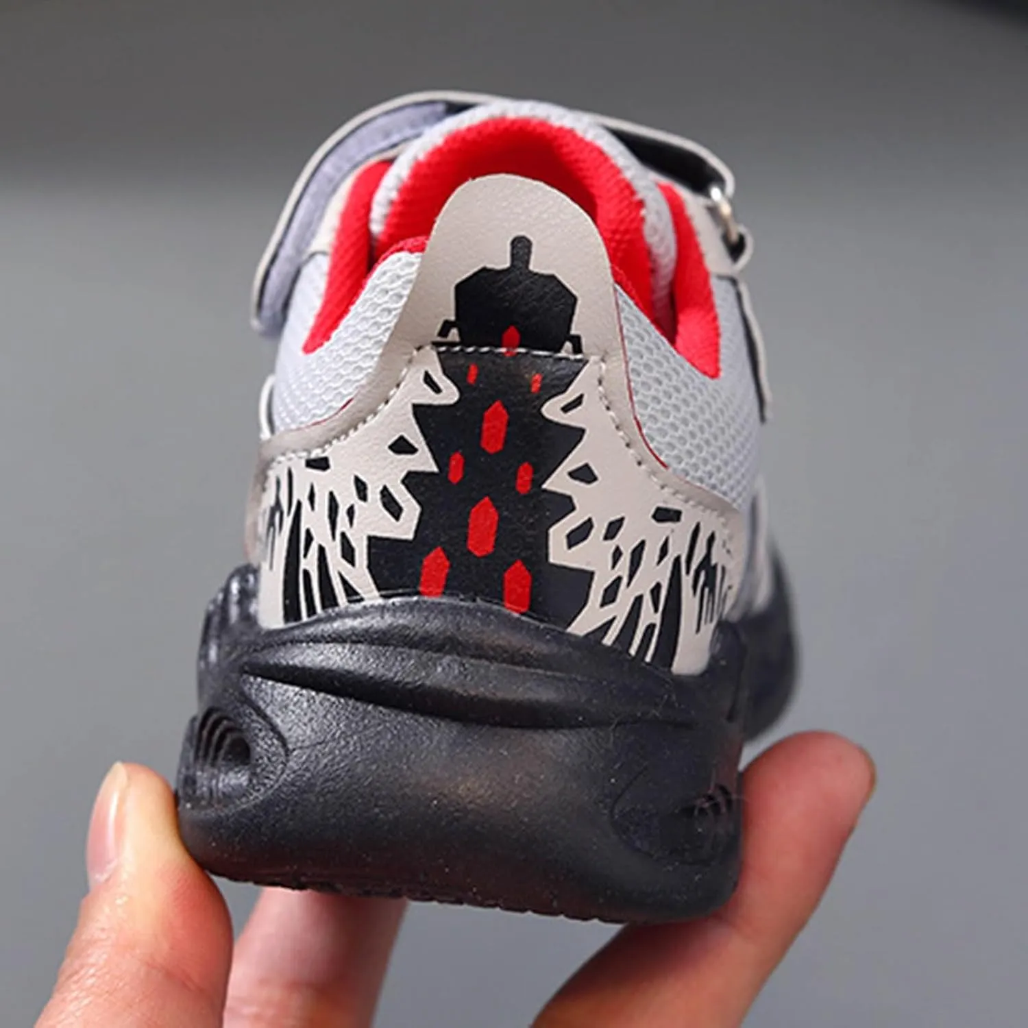 IWIHMIV Kids Sneakers Kids Tennis Shoes Light Up Toddler Slip On Shoes Girls and Boys Lightweight Running Athletic Sneakers Shoes
