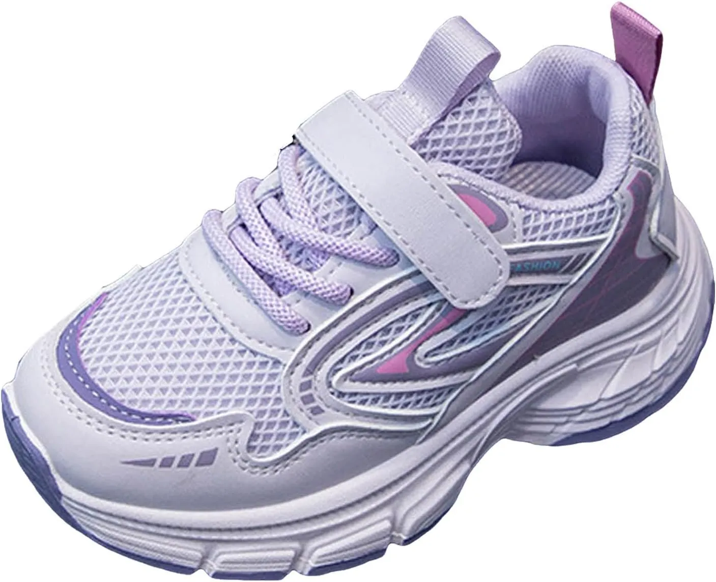 IWIHMIV Kids Sneakers Toddler Slip On Shoes Kids Tennis Running Shoes Athletic Lightweight Sports Walking Sneakers for Boys Girls