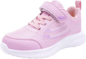 IWIHMIV Kids Tennis Shoes Girls' Sneakers Slip on Boys Kids Sneakers Lightweight Breathable Running Walking Shoes