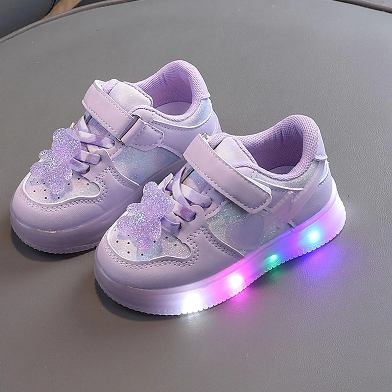 IWIHMIV Kids Walking Shoes Kids Sneakers Boys Girls Running Tennis Shoes Athletic Sports Casual Light Up Shoes for Kids