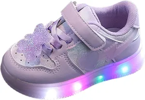 IWIHMIV Kids Walking Shoes Kids Sneakers Boys Girls Running Tennis Shoes Athletic Sports Casual Light Up Shoes for Kids