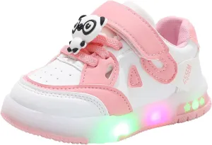 IWIHMIV Kids Walking Shoes Kids Sneakers Boys Girls Running Tennis Shoes Athletic Sports Casual Light Up Shoes for Kids