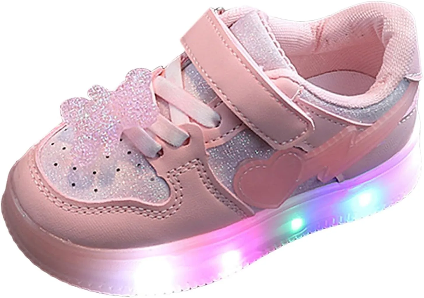 IWIHMIV Kids Walking Shoes Kids Sneakers Boys Girls Running Tennis Shoes Athletic Sports Casual Light Up Shoes for Kids