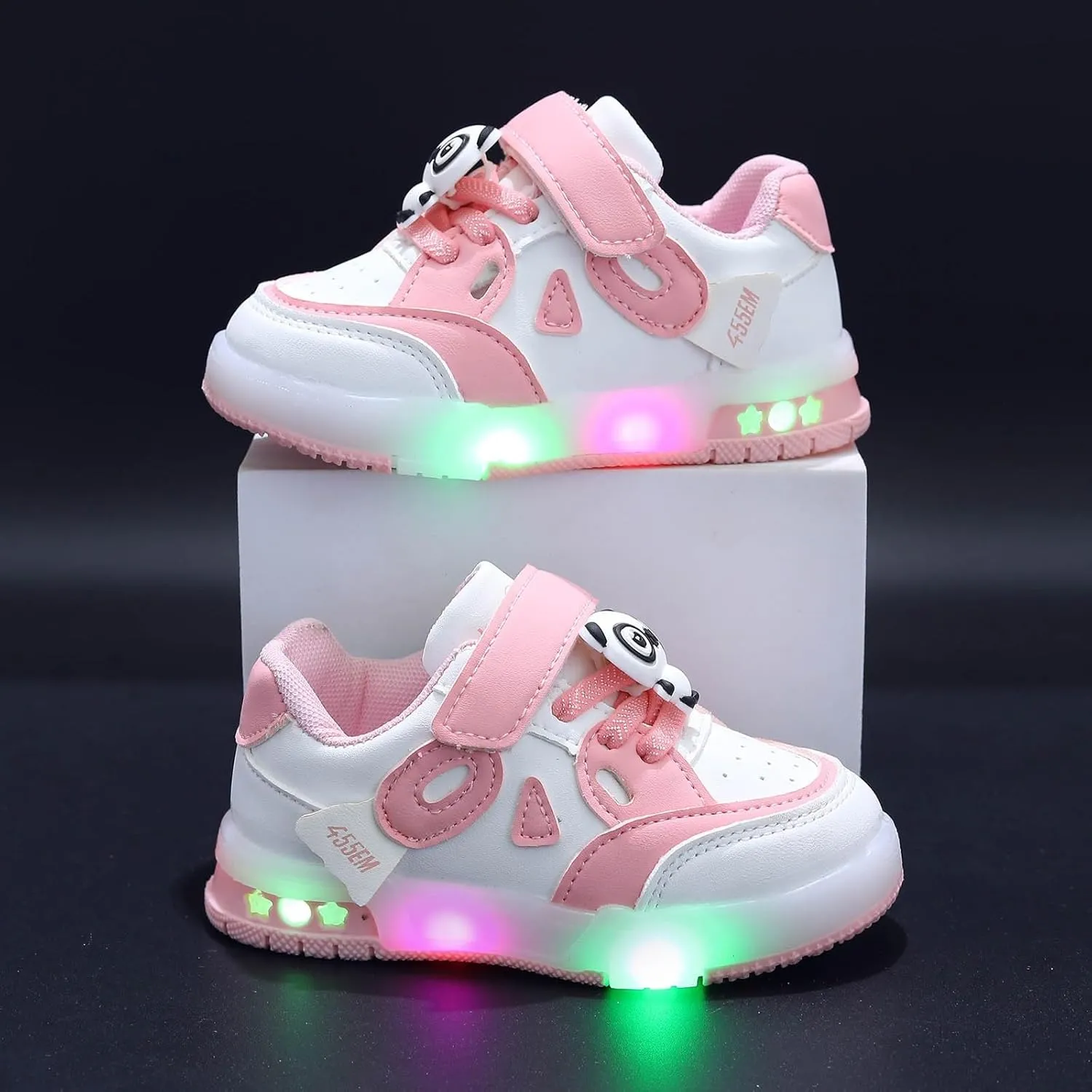 IWIHMIV Kids Walking Shoes Kids Sneakers Boys Girls Running Tennis Shoes Athletic Sports Casual Light Up Shoes for Kids