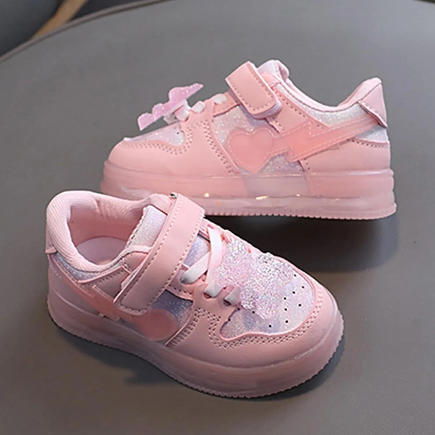 IWIHMIV Kids Walking Shoes Kids Sneakers Boys Girls Running Tennis Shoes Athletic Sports Casual Light Up Shoes for Kids