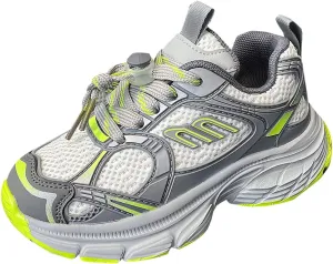 IWIHMIV Kids Walking Shoes Lightweight Breathable Sneakers Slip-on Comfortable Causal Running Tennis Shoes for Boys Girls