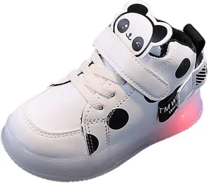 IWIHMIV Light Up Toddler Boys Girls Shoes Non Slip Sneakers Lightweight Casual Tennis Walking Sneakers Sport Running Shoes