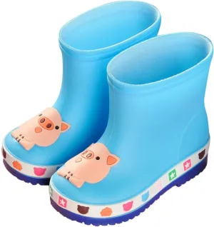 IWIHMIV Rain Boots for Boys Toddler Rain Boots Baby Rain Boots Short Rain Boots for Toddler Lightweight And Waterproof Rain Boots