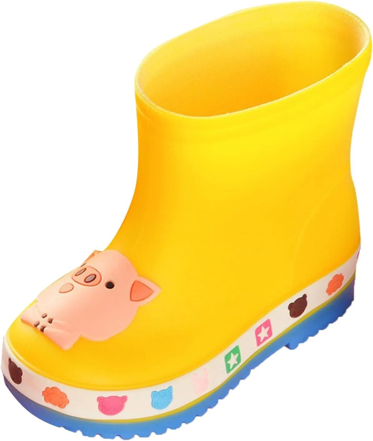 IWIHMIV Rain Boots for Boys Toddler Rain Boots Baby Rain Boots Short Rain Boots for Toddler Lightweight And Waterproof Rain Boots