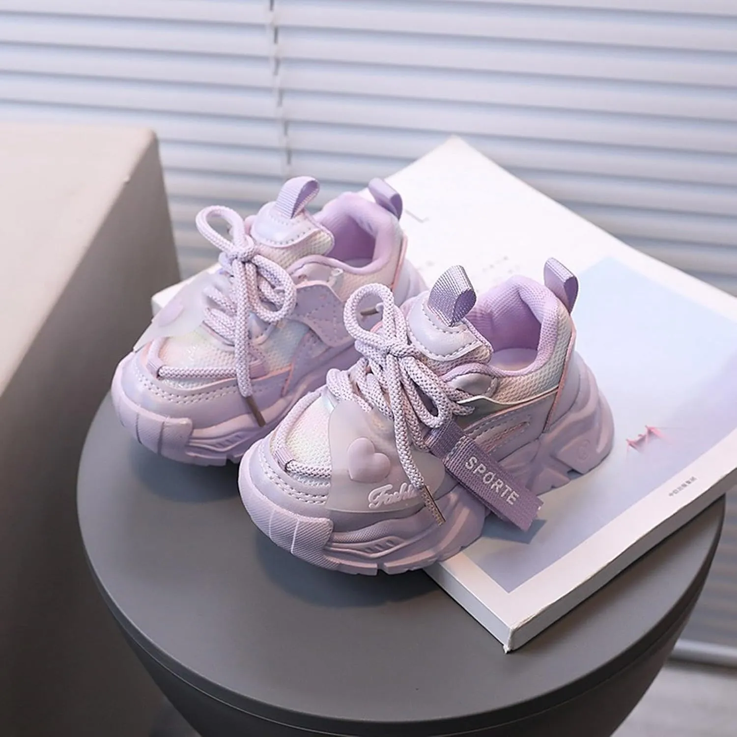 IWIHMIV Running Shoes for Girls Kids Sneakers for Boys Toddler Breathable Athletic Tennis Shoes Lightweight Comfy Walking Shoes