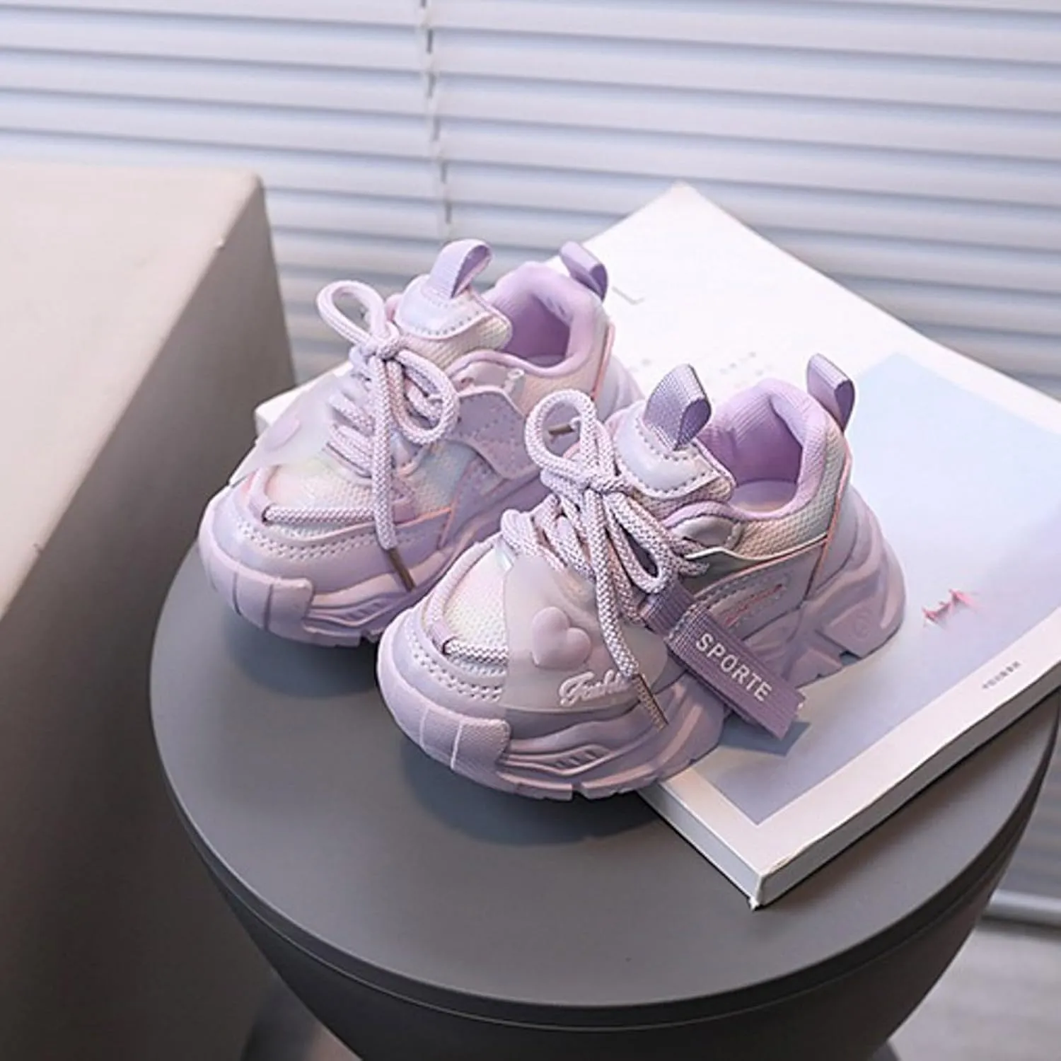 IWIHMIV Running Shoes for Girls Kids Sneakers for Boys Toddler Breathable Athletic Tennis Shoes Lightweight Comfy Walking Shoes