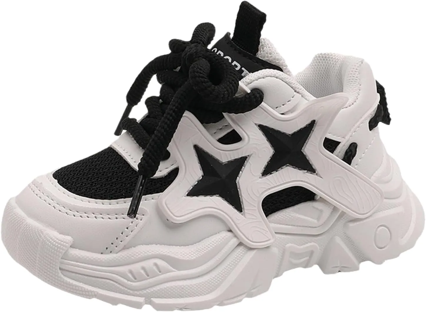 IWIHMIV Running Shoes for Kids Sneakers Boys Girls Tennis Shoes for Running Athletic Sports Lightweight Breathable Walking Shoes