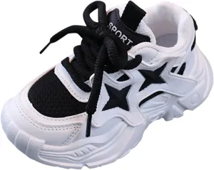 IWIHMIV Running Shoes for Kids Sneakers Boys Girls Tennis Shoes for Running Athletic Sports Lightweight Breathable Walking Shoes