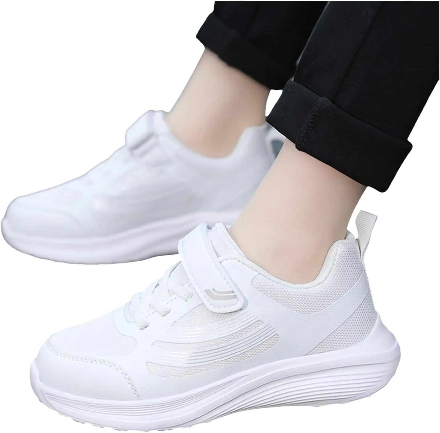 IWIHMIV Sneakers for Toddler Girls Tennis Shoes Girls Shoes for Boys Girls Kids Breathable Sports Athletic Shoes Running Shoes
