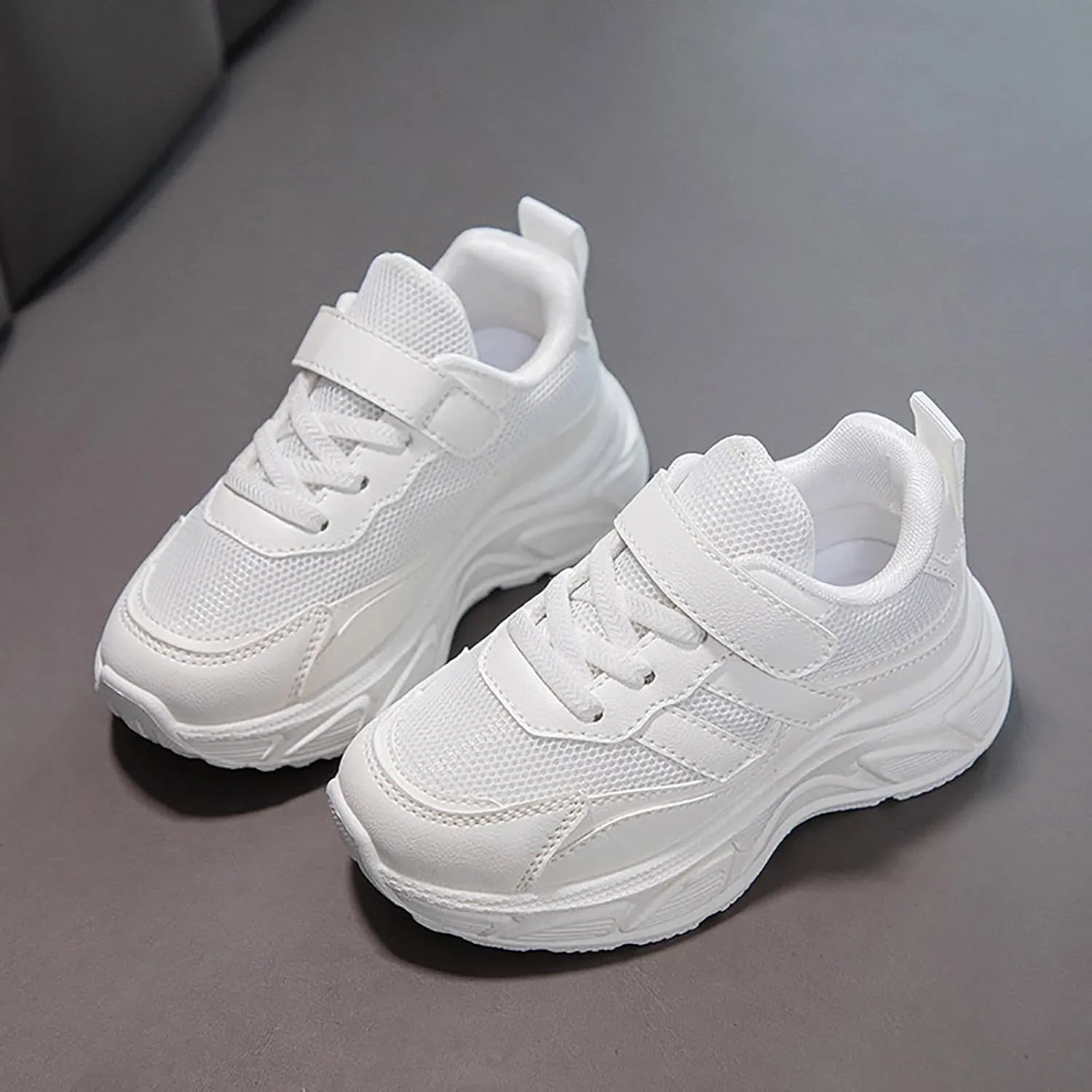 IWIHMIV Tennis Shoes Kids Girls Athletic Shoes Toddler Sneaker Kids Running Sneakers Comfortable Shoes for Boys and Girls