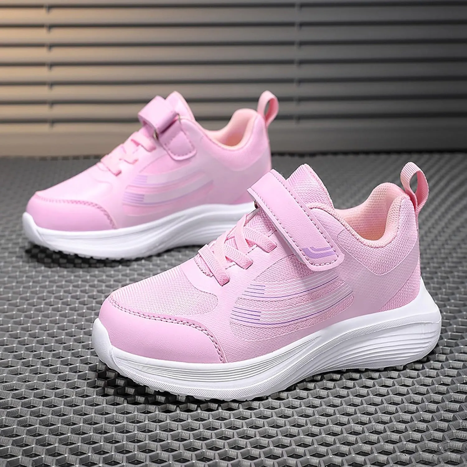 IWIHMIV Tennis Toddler Walking Shoes Toddler Slip On Shoes Girls Boys Sneakers Running Shoes Casual Lightweight Tennis Shoes