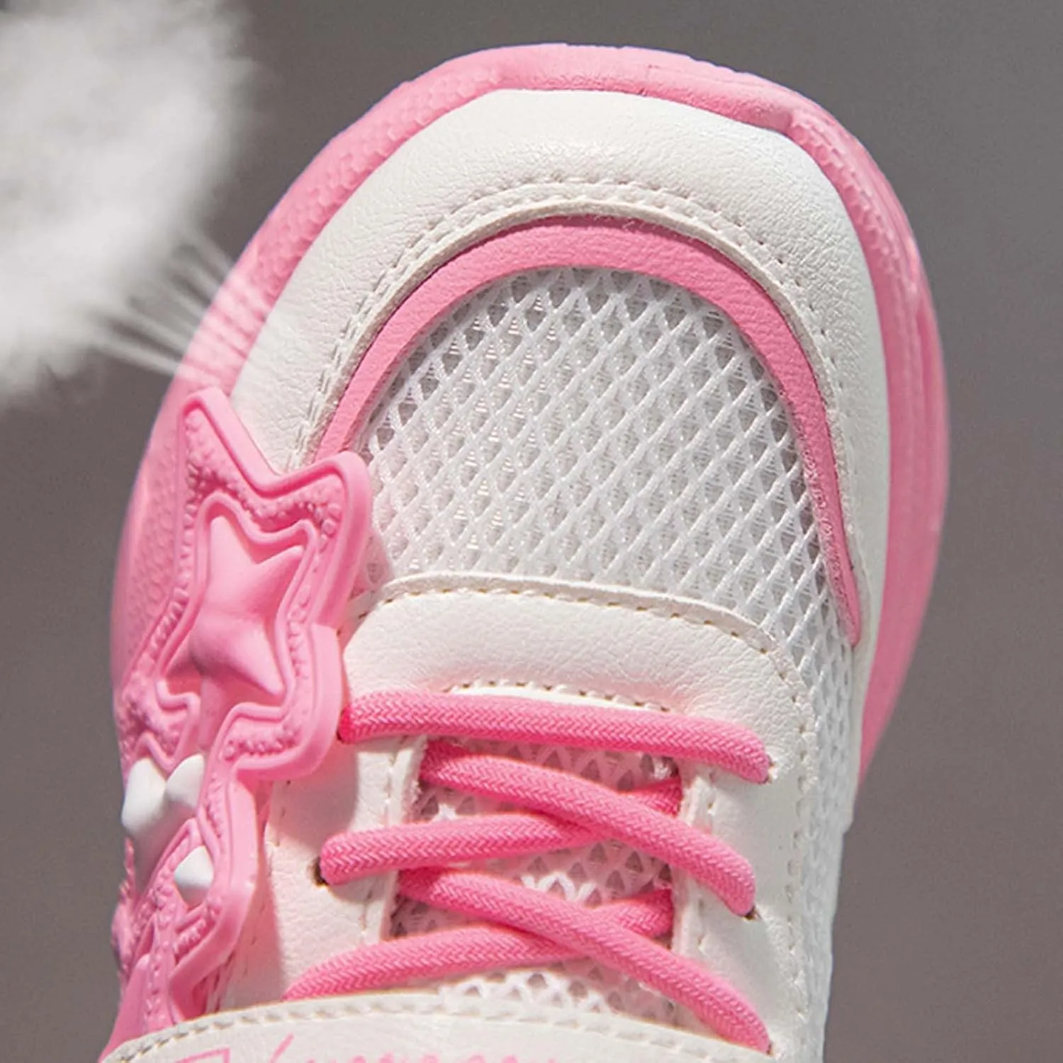 IWIHMIV Toddler Boy Tennis Shoes Girl Sneakers Kids Athletic Running Shoes Breathable Flat Bottom Walking Sneakers