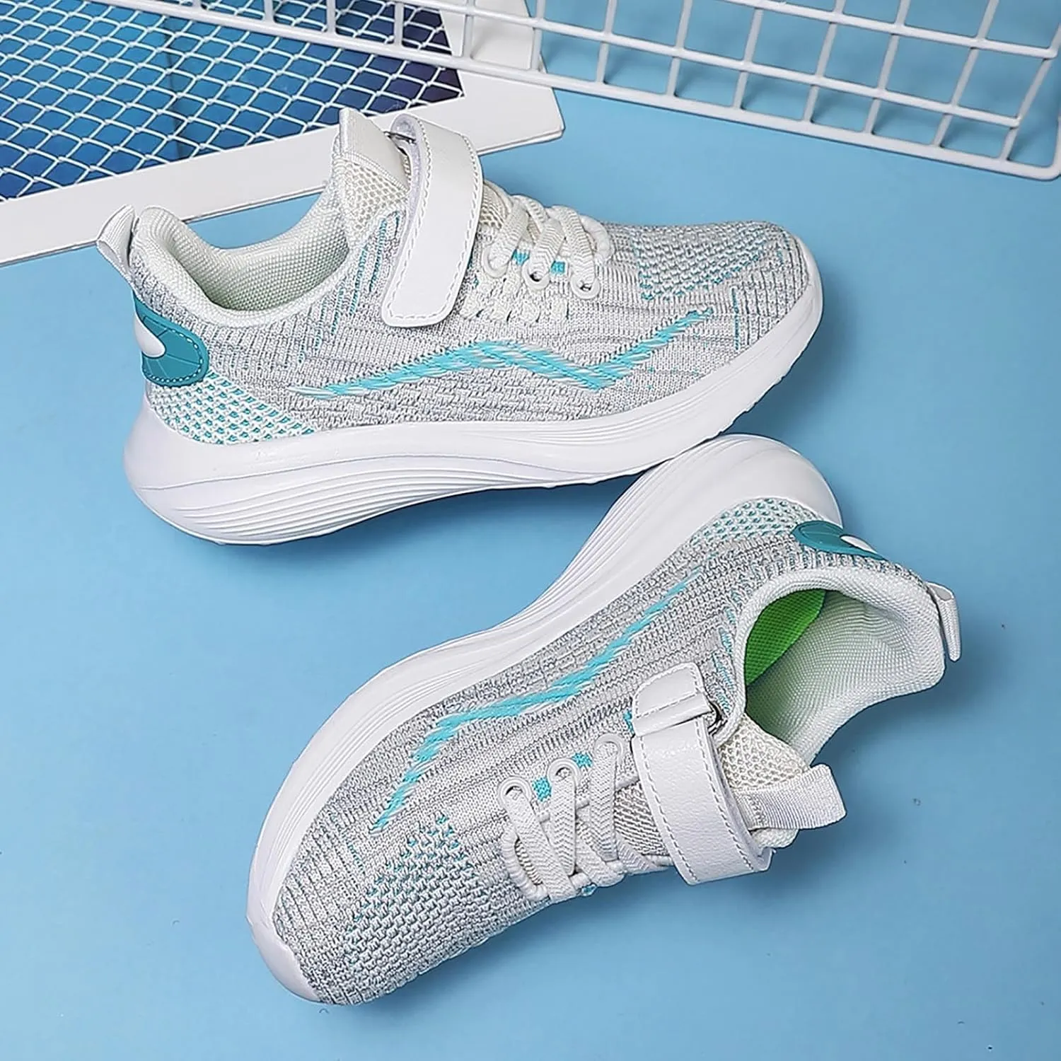 IWIHMIV Toddler Boy Tennis Shoes Toddler Slip On Shoes Toddler Walking Shoes Boys Girls Kids Tennis Athletic Running Sneakers