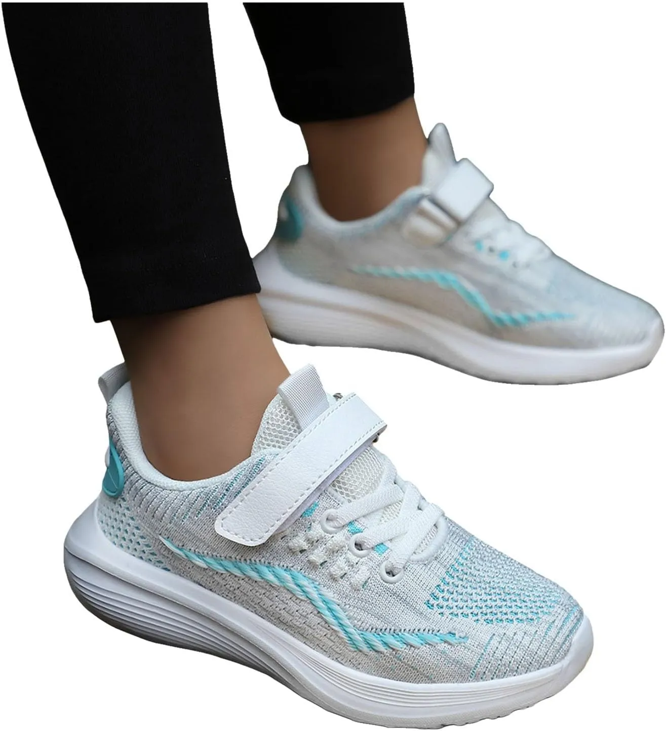 IWIHMIV Toddler Boy Tennis Shoes Toddler Slip On Shoes Toddler Walking Shoes Boys Girls Kids Tennis Athletic Running Sneakers