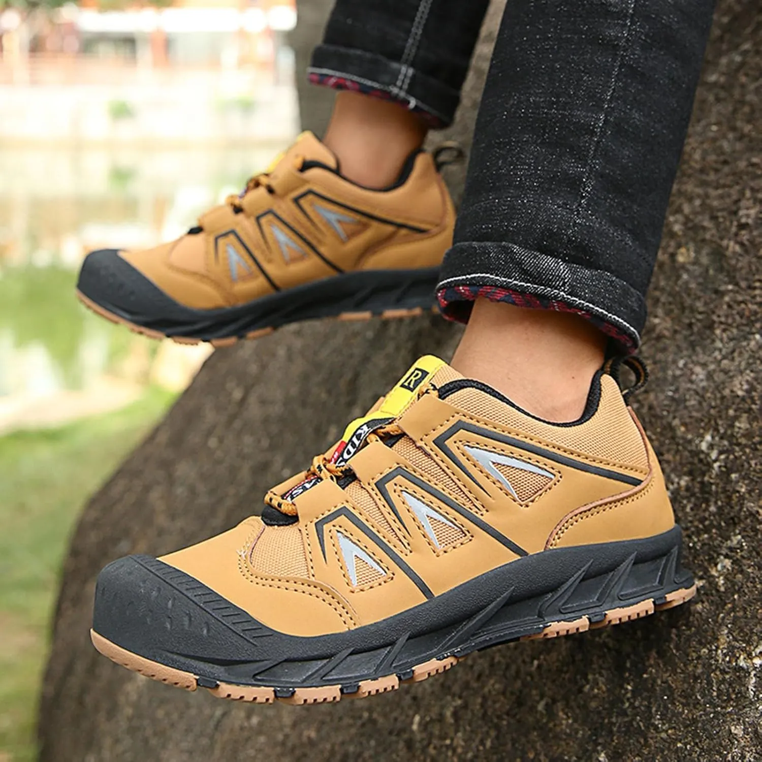 IWIHMIV Toddler Boys Athletic Shoes Girls Non Slip Tennis Shoes Outdoor Lightweight Walking Sports Hiking Sneakers