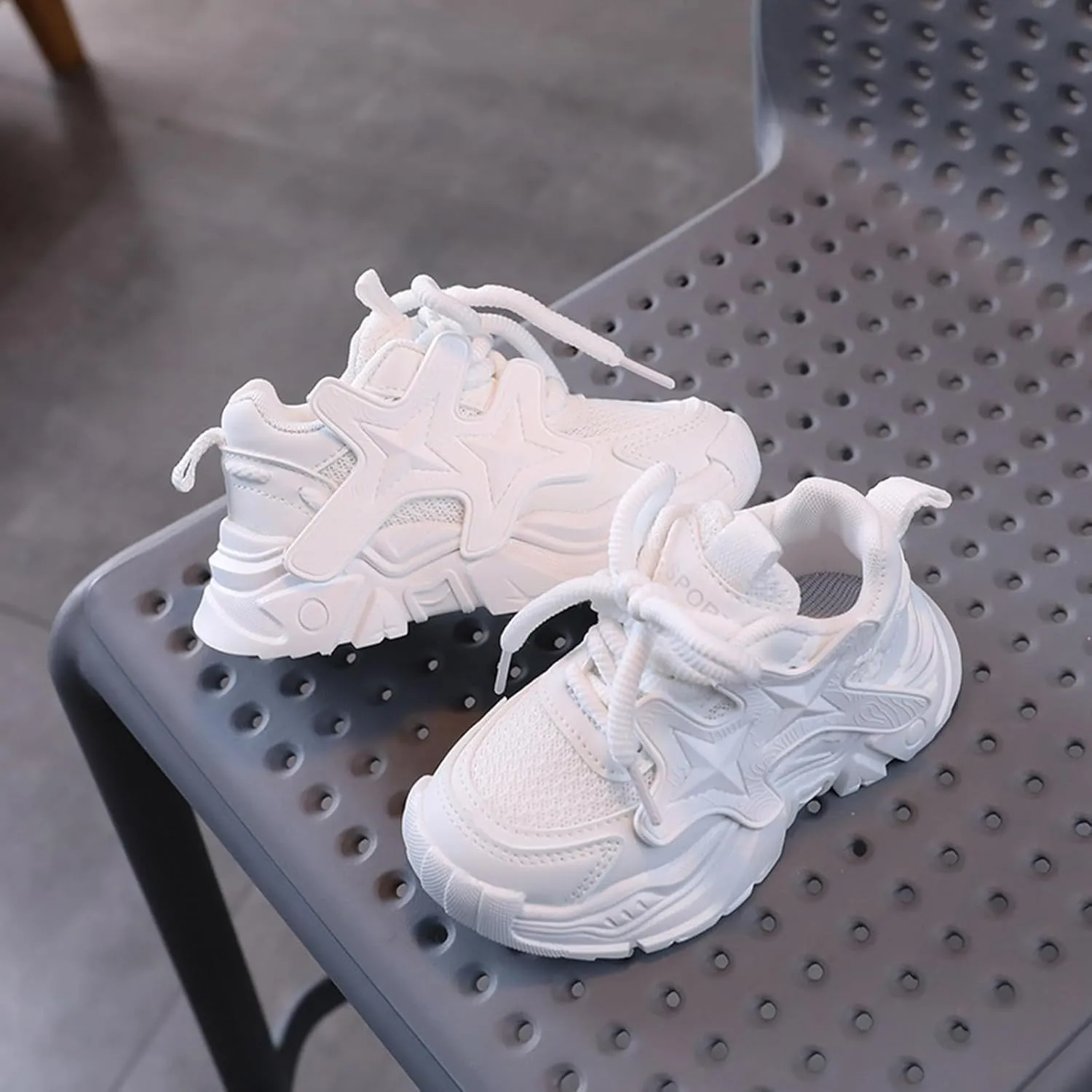 IWIHMIV Toddler Boys Tennis Shoes Kids Athletic Shoes Child Sneaker Breathable Kids Shoes Walking Shoes for Boys and Girls