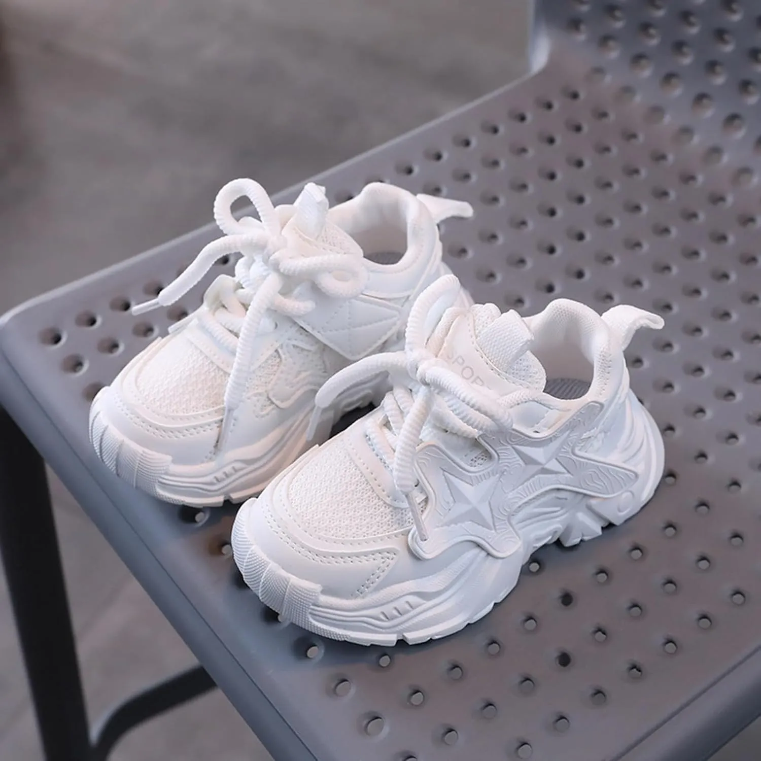 IWIHMIV Toddler Boys Tennis Shoes Kids Athletic Shoes Child Sneaker Breathable Kids Shoes Walking Shoes for Boys and Girls
