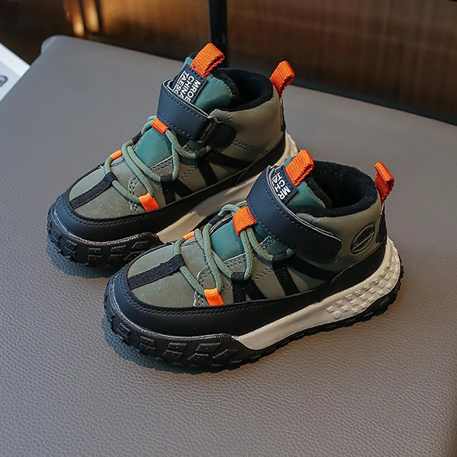 IWIHMIV Toddler Girl Tennis Shoes Winter Boys Girls Sneakers Kids Cotton Warm Sports Running Walking Shoes for Toddler