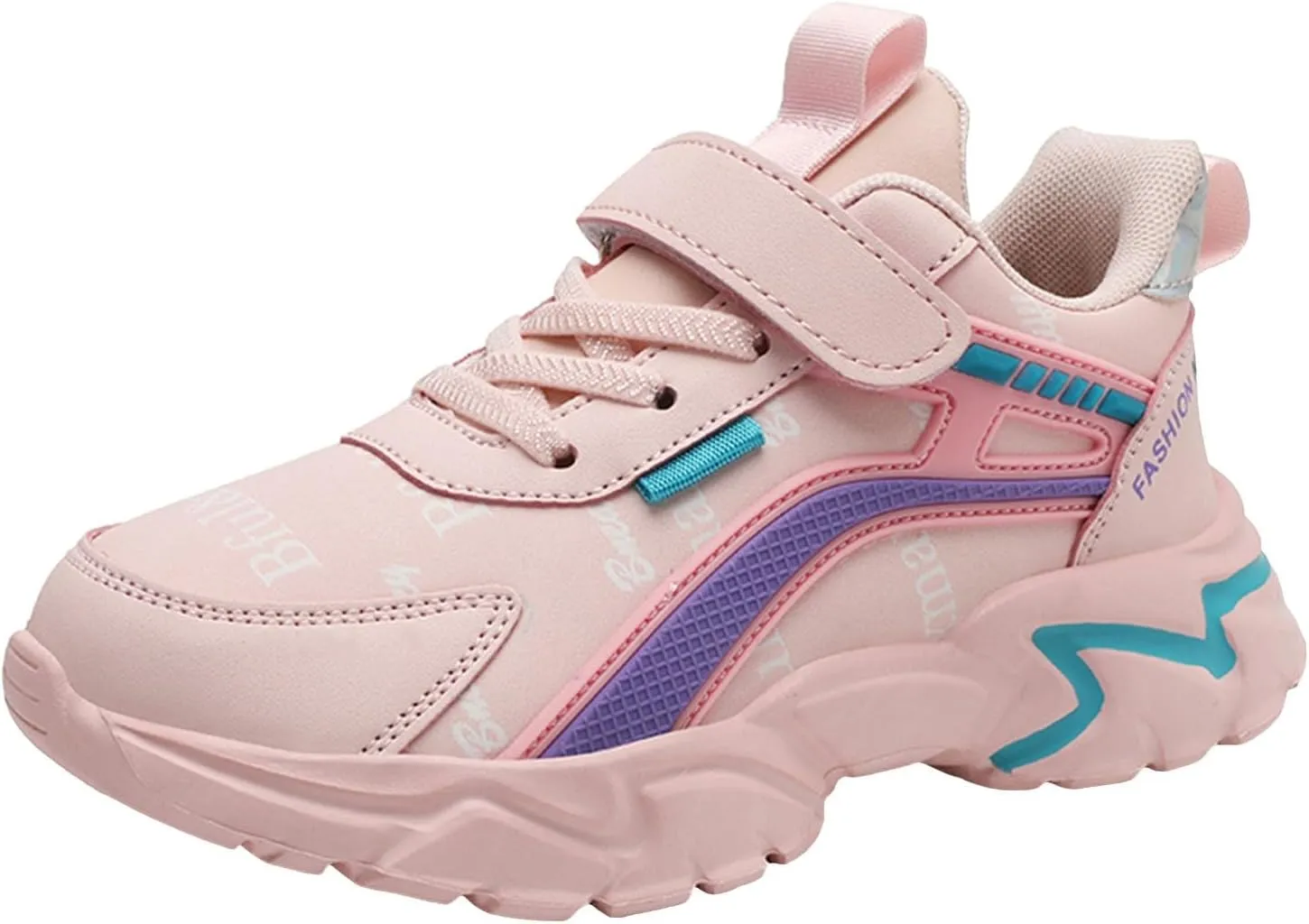 IWIHMIV Toddler Running Shoes Boys Girls Kids Sneakers Tennis Sports Walking Lightweight Breathable Toddler Slip On Shoes Boy