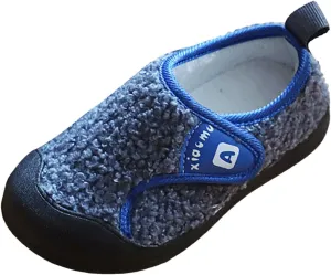 IWIHMIV Toddler Slip On Shoes Boy Sneakers Kids Running Shoes Winter Girls Lightweight Outdoor Sports Athletic Tennis Shoes