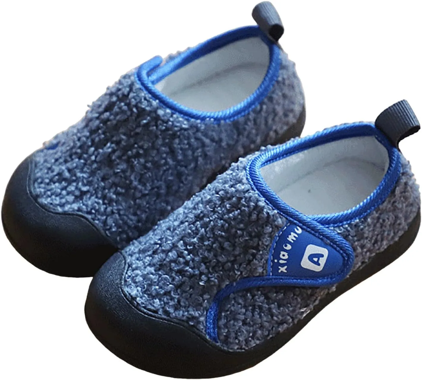 IWIHMIV Toddler Slip On Shoes Boy Sneakers Kids Running Shoes Winter Girls Lightweight Outdoor Sports Athletic Tennis Shoes