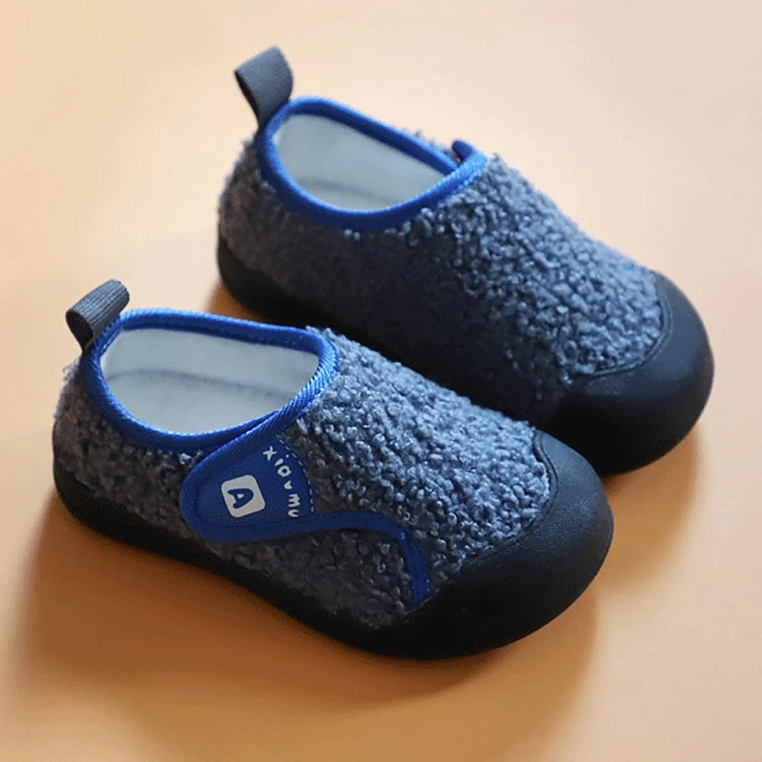 IWIHMIV Toddler Slip On Shoes Boy Sneakers Kids Running Shoes Winter Girls Lightweight Outdoor Sports Athletic Tennis Shoes