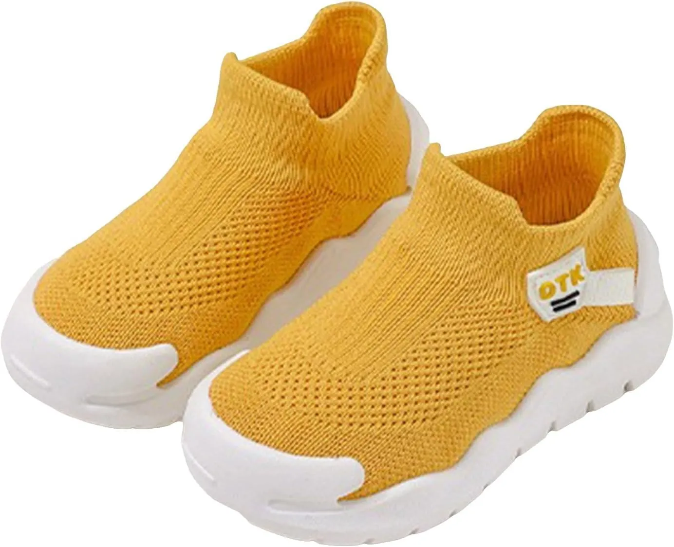 IWIHMIV Toddler Tennis Shoes Boys Girls Sneakers Knitted Sports Shoes Breathable Lightweight Running Shoes Casual Athletic Shoes